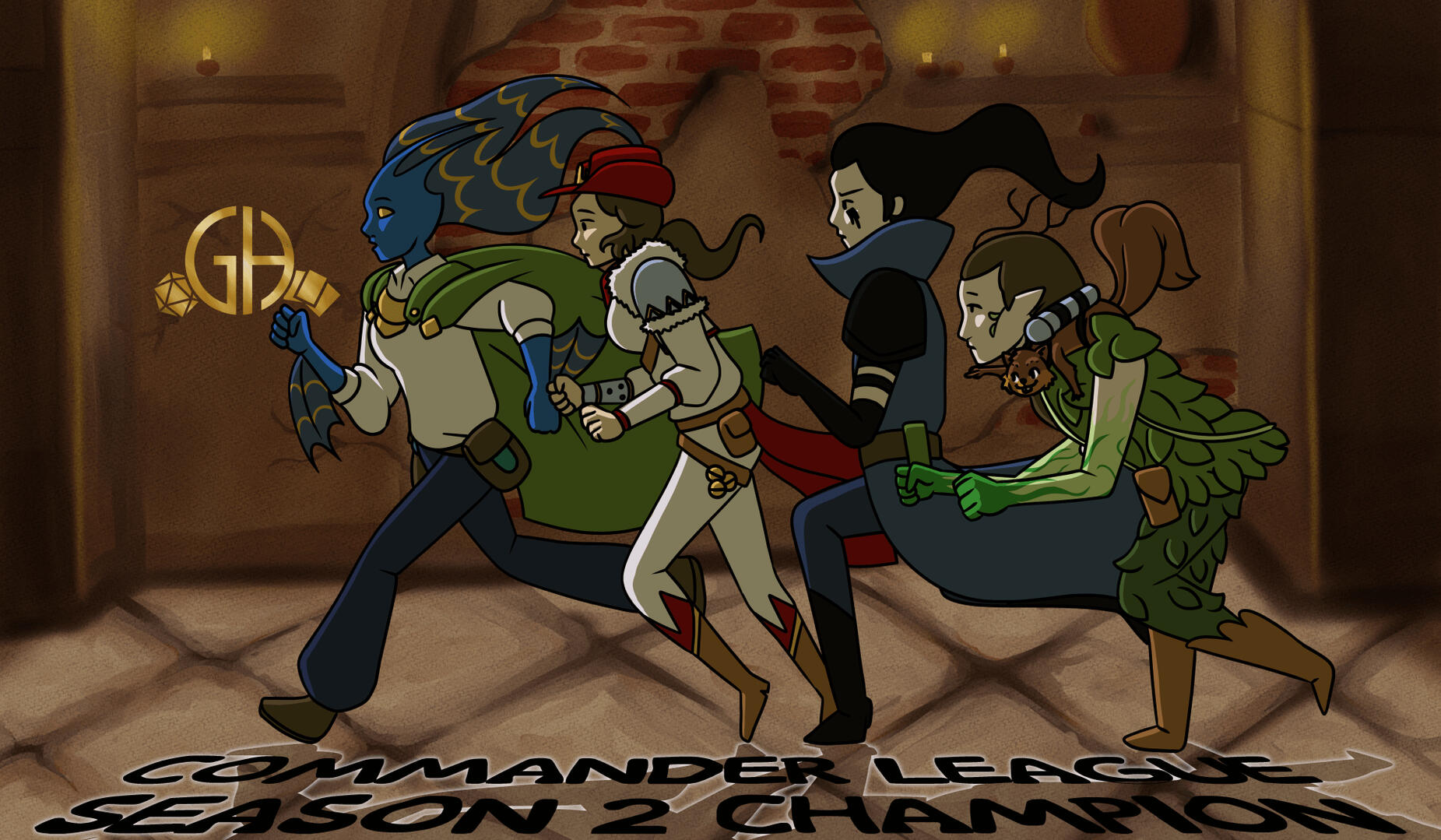The Game Hub Store Playmat Design
