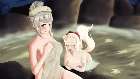 Onsen Illustration